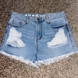 Light Blue Jean Shorts